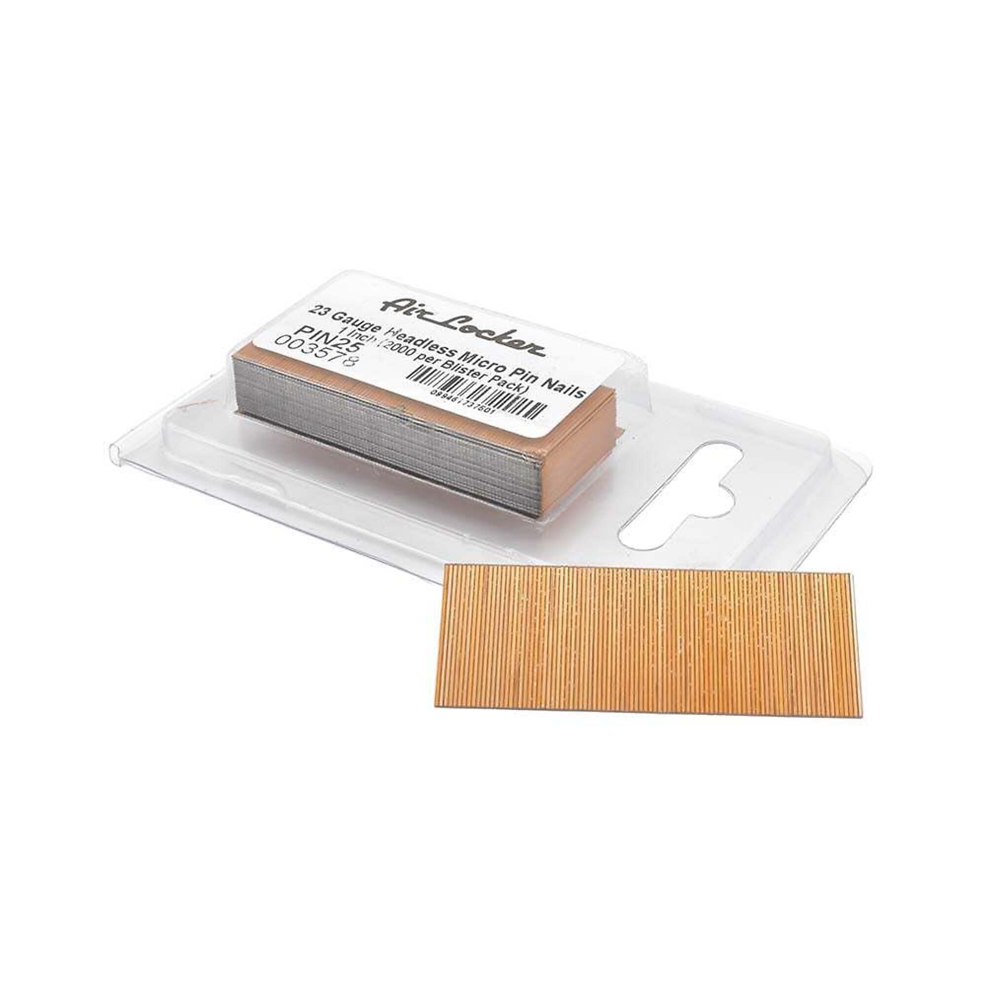 Air Locker PIN25 23 Gauge 1 Inch Headless Micro Pin Nails (2000/Pack)